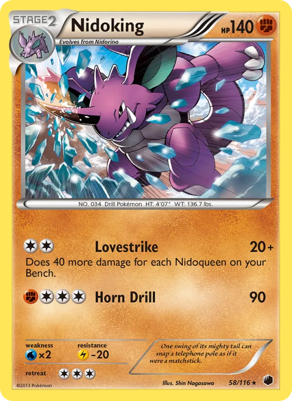 Nidoking — Glaciation Plasma 58/116