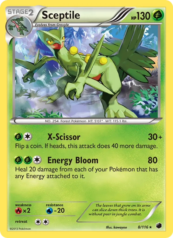 Sceptile — Plasma Freeze 8/116