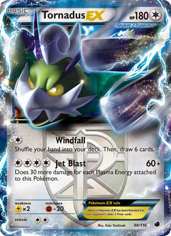 Tornadus-EX — Plasma Freeze 98/116