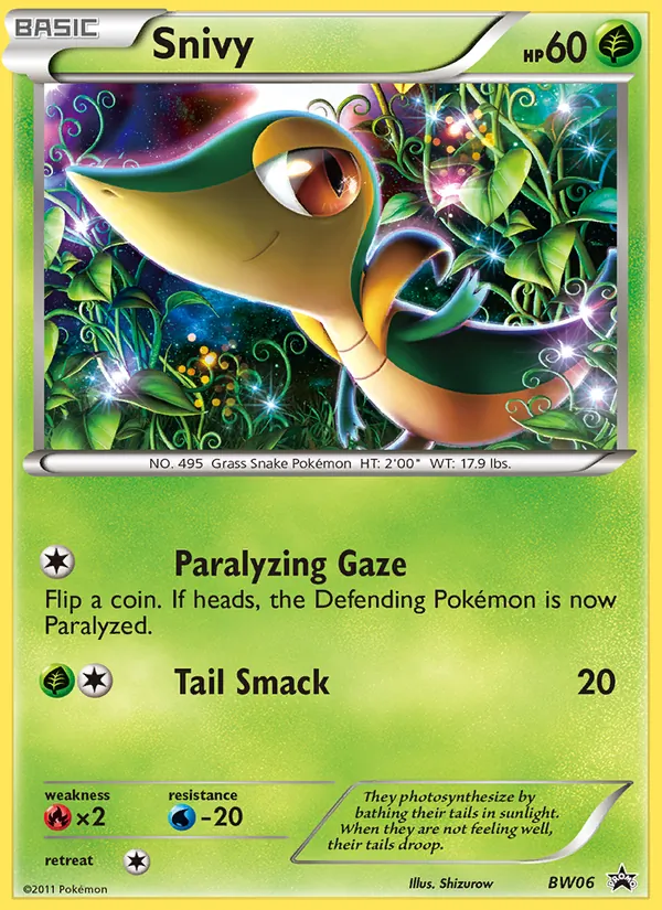 Snivy — BW Black Star Promos BW06/101