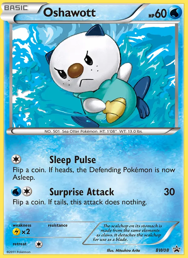 Oshawott — BW Black Star Promos BW08/101