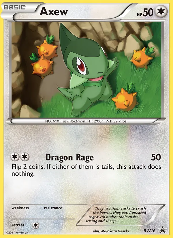 Axew — BW Black Star Promos BW16/101