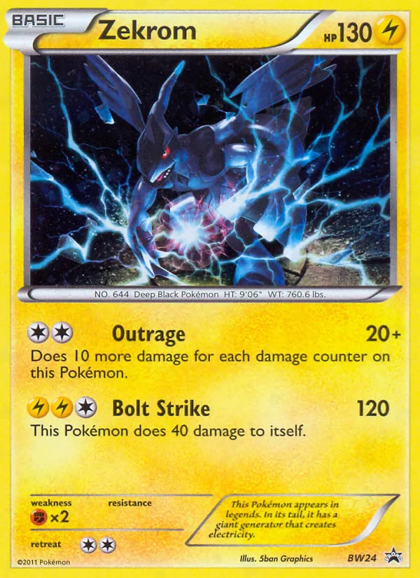 Zekrom — BW Black Star Promos BW24/101