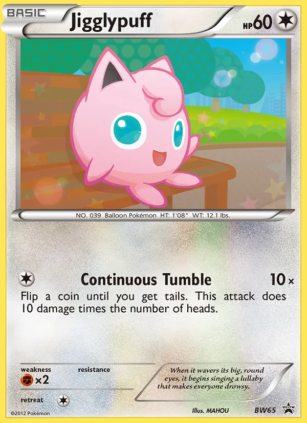 Jigglypuff — BW Black Star Promos BW65/101