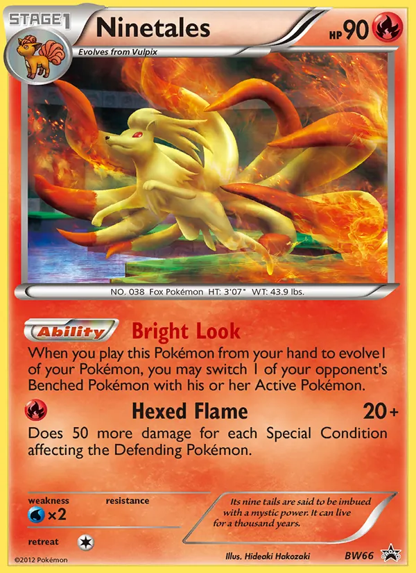 Ninetales — BW Black Star Promos BW66/101