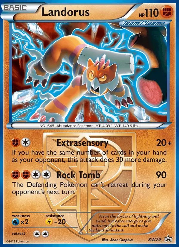 Landorus — BW Black Star Promos BW79/101