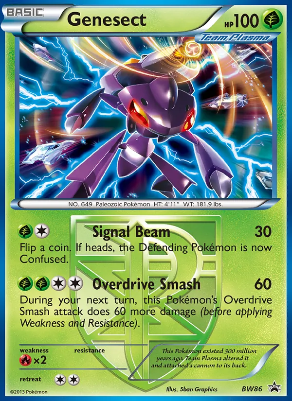 Genesect — BW Black Star Promos BW86/101