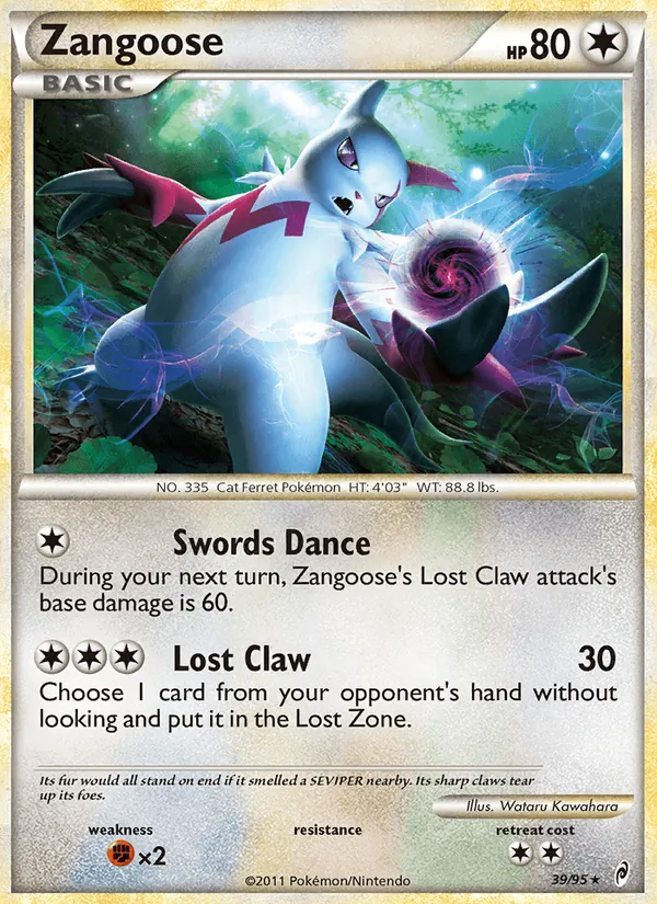 Zangoose — Call of Legends 39/95