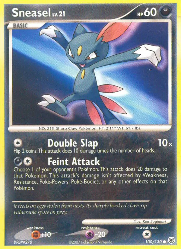 Sneasel — Diamond & Pearl 100/130