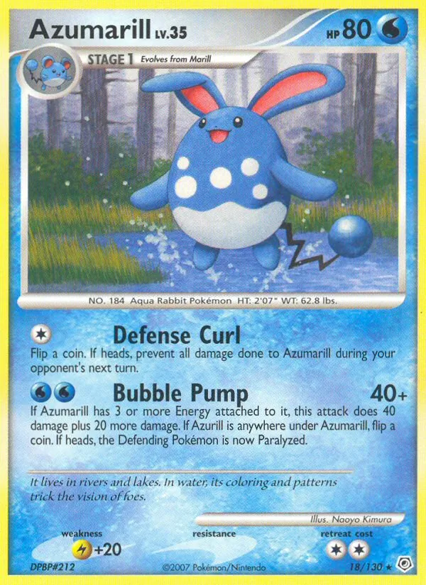 Azumarill — Diamond & Pearl 18/130