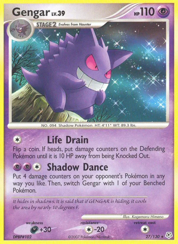 Gengar — Diamond & Pearl 27/130