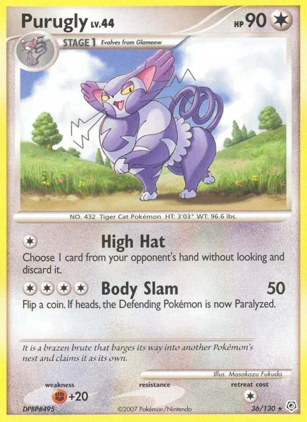Purugly — Diamond & Pearl 36/130