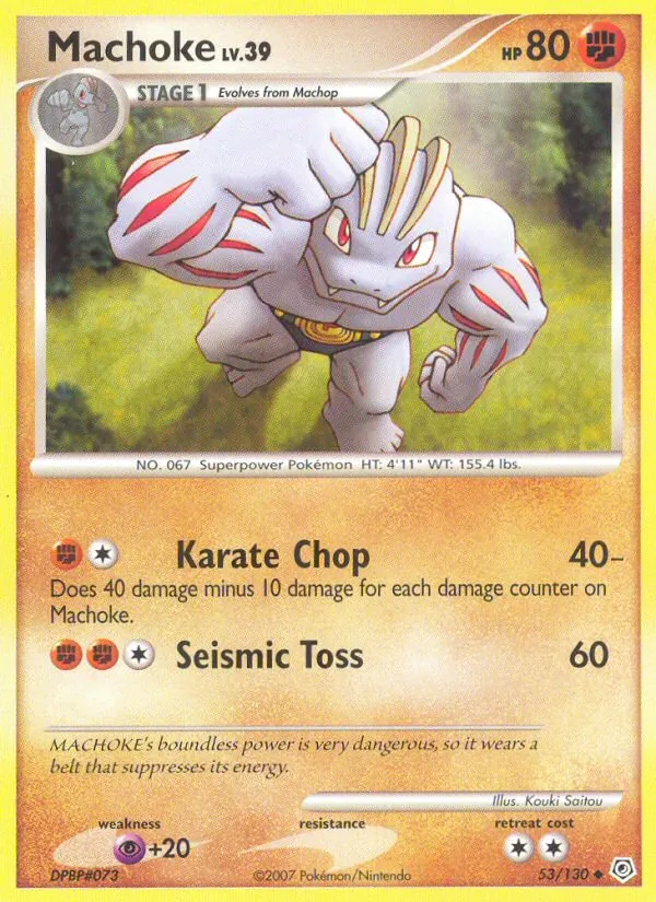 Machoke — Diamond & Pearl 53/130