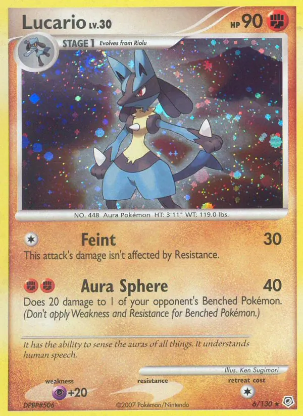 Lucario — Diamond & Pearl 6/130