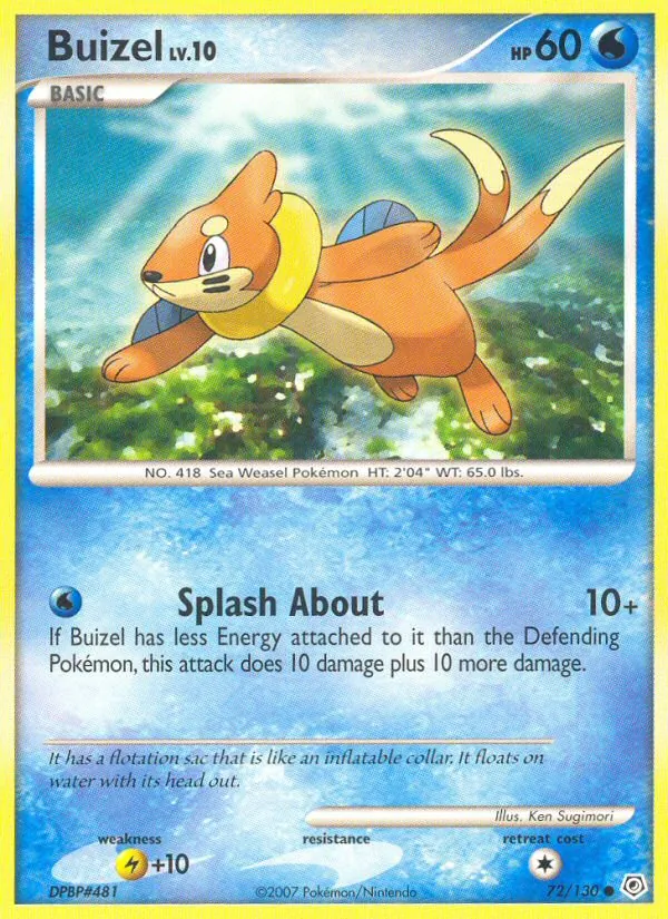 Buizel — Diamond & Pearl 72/130