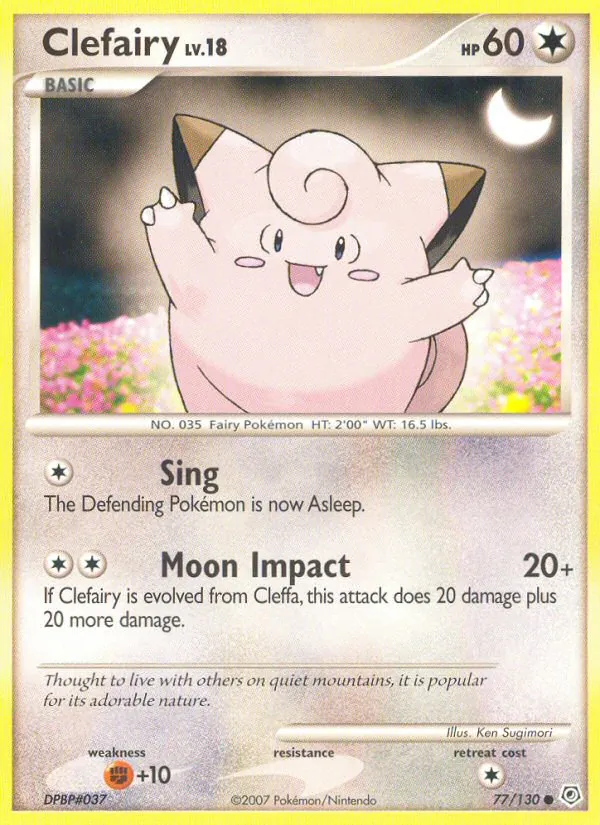 Clefairy — Diamond & Pearl 77/130