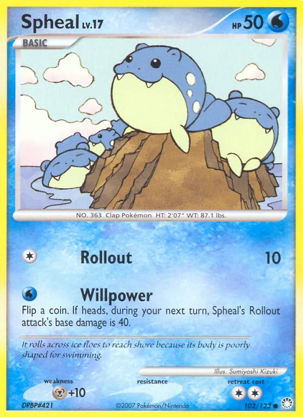 Spheal — Mysterious Treasures 102/123
