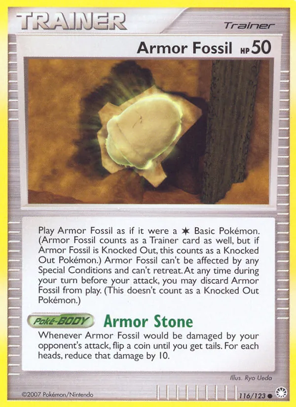 Fossile Armure — Trésors Mystérieux 116/123