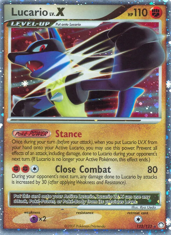 Lucario — Mysterious Treasures 122/123
