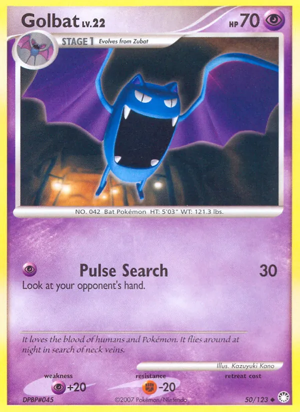 Golbat — Mysterious Treasures 50/123