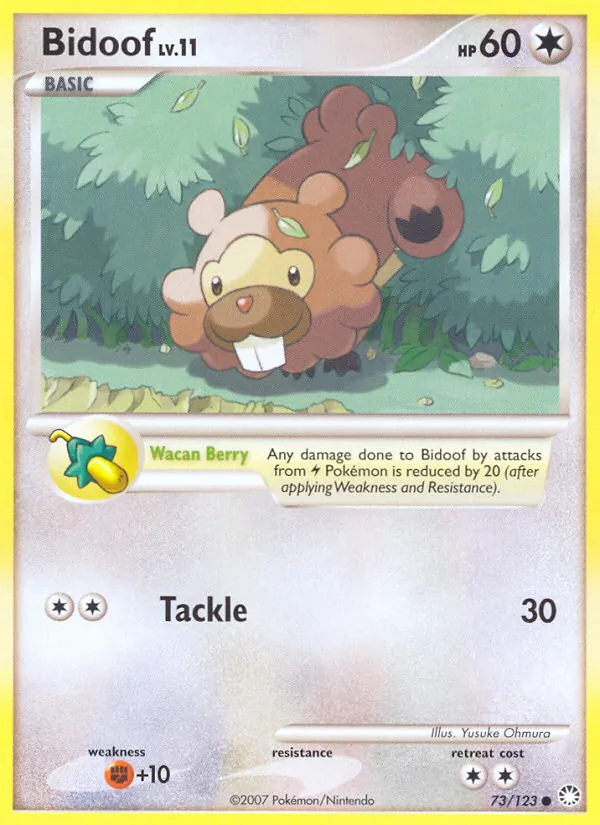 Bidoof — Mysterious Treasures 73/123