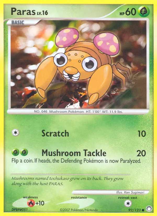 Paras — Mysterious Treasures 92/123