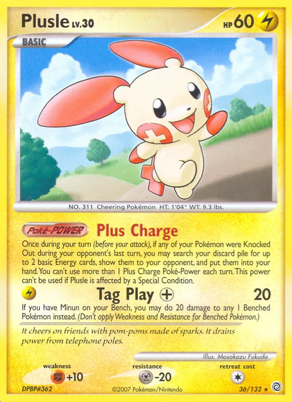 Plusle — Secret Wonders 36/132