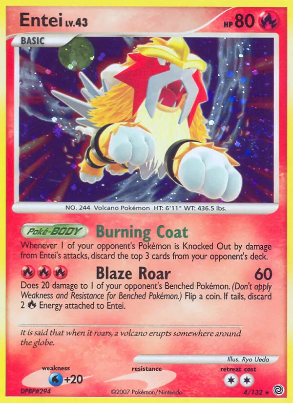 Entei — Secret Wonders 4/132