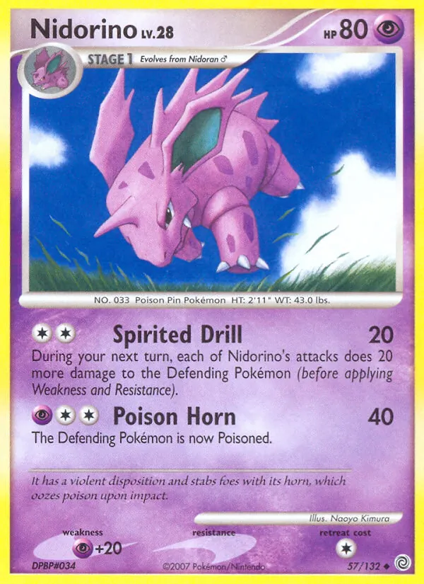 Nidorino — Merveilles Secrètes 57/132