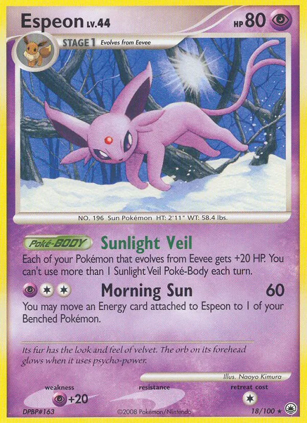 Espeon — Majestic Dawn 18/100