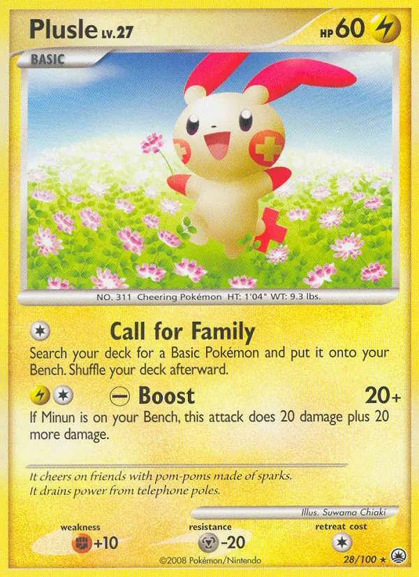 Plusle — Majestic Dawn 28/100