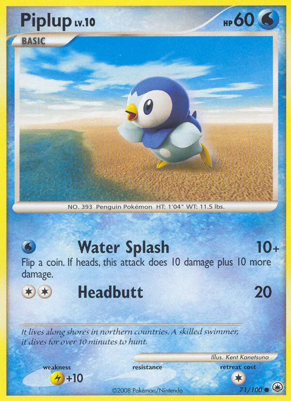Piplup — Majestic Dawn 71/100
