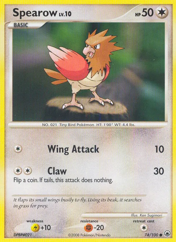 Spearow — Majestic Dawn 74/100