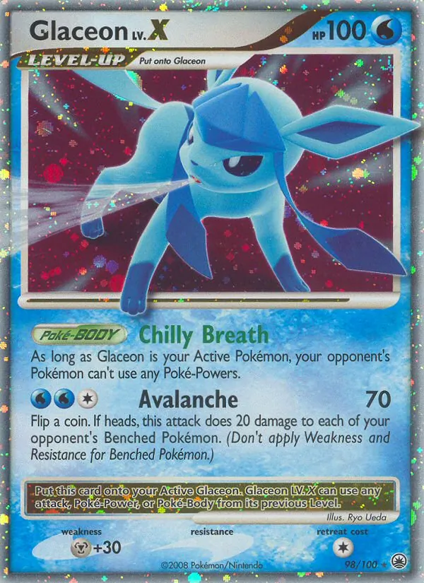 Glaceon — Majestic Dawn 98/100