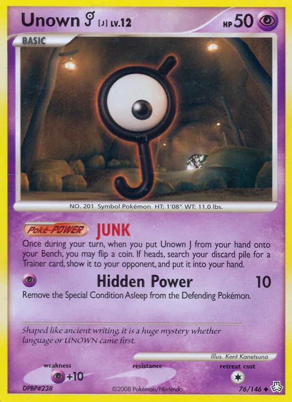 Unown J — Legends Awakened 76/146