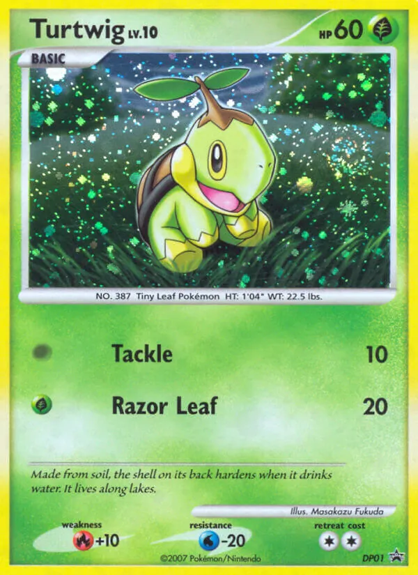 Turtwig — DP Black Star Promos DP01/56