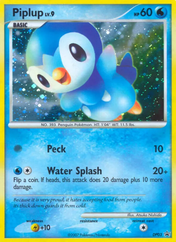 Piplup — DP Black Star Promos DP03/56