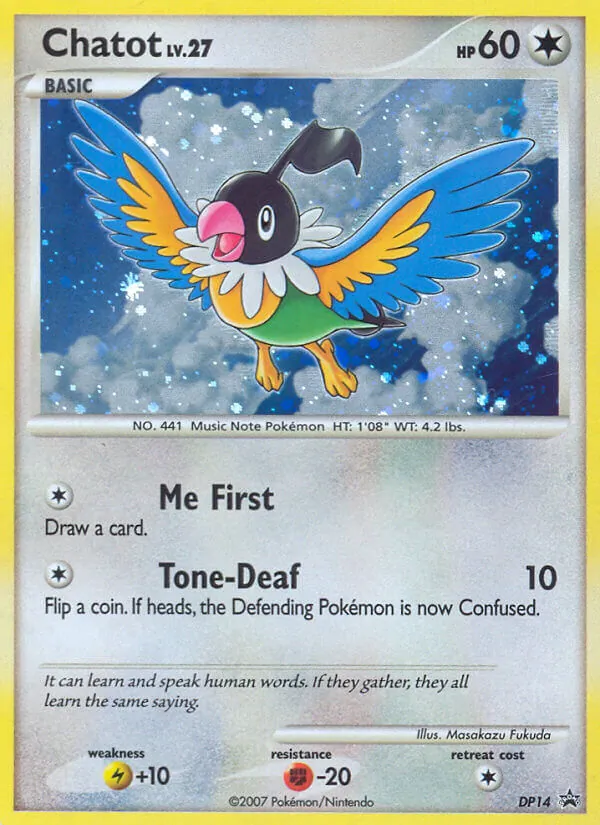 Chatot — DP Black Star Promos DP14/56