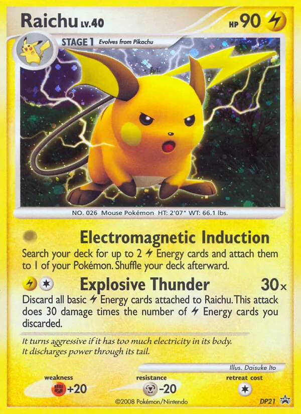 Raichu — Promo DP DP21/56