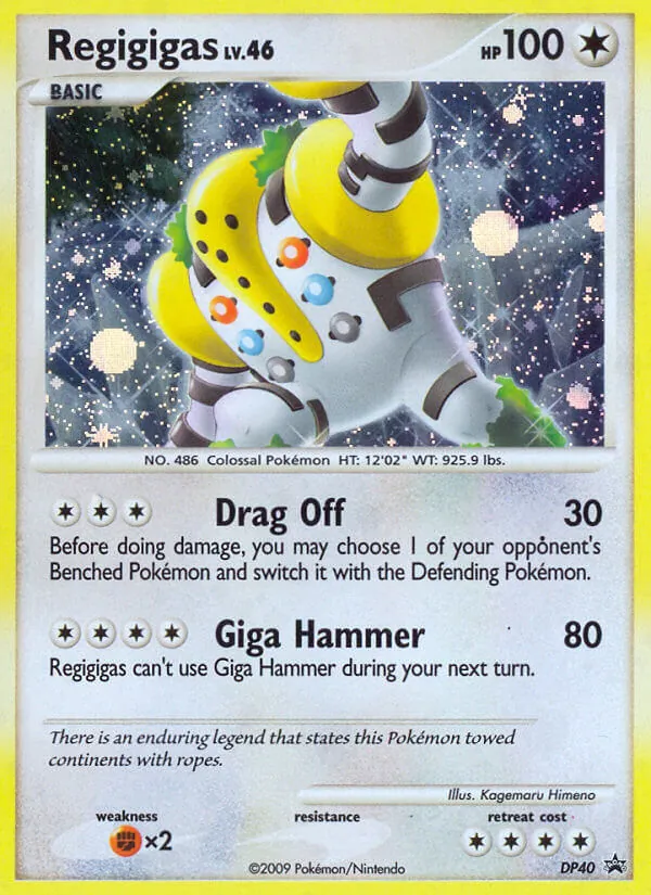 Regigigas — DP Black Star Promos DP40/56