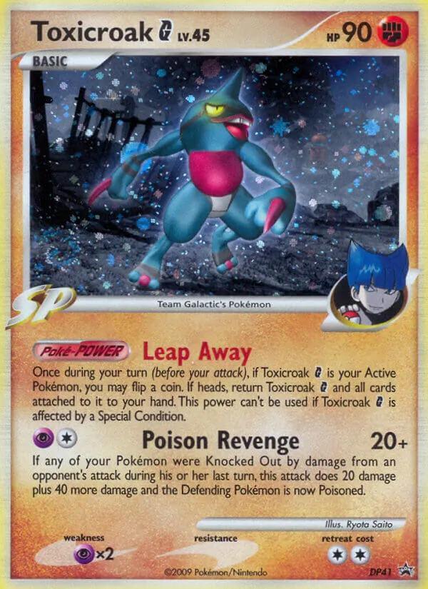 Toxicroak G — DP Black Star Promos DP41/56