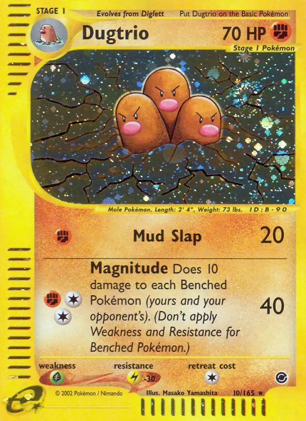 Dugtrio — Expedition Base Set 10/165