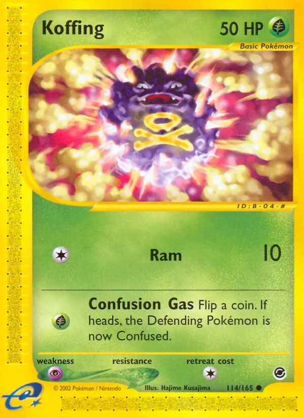 Koffing — Expedition Base Set 114/165