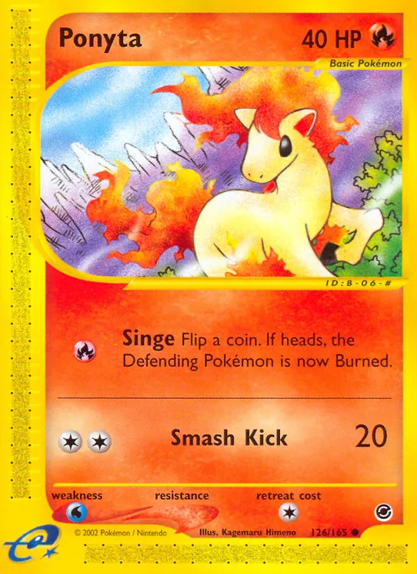 Ponyta — Expedition Base Set 126/165
