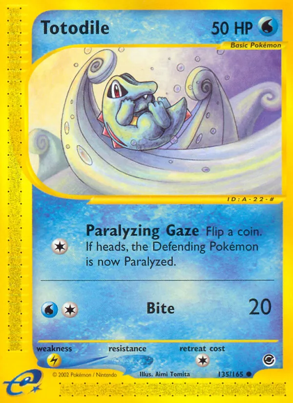 Totodile — Expedition Base Set 135/165