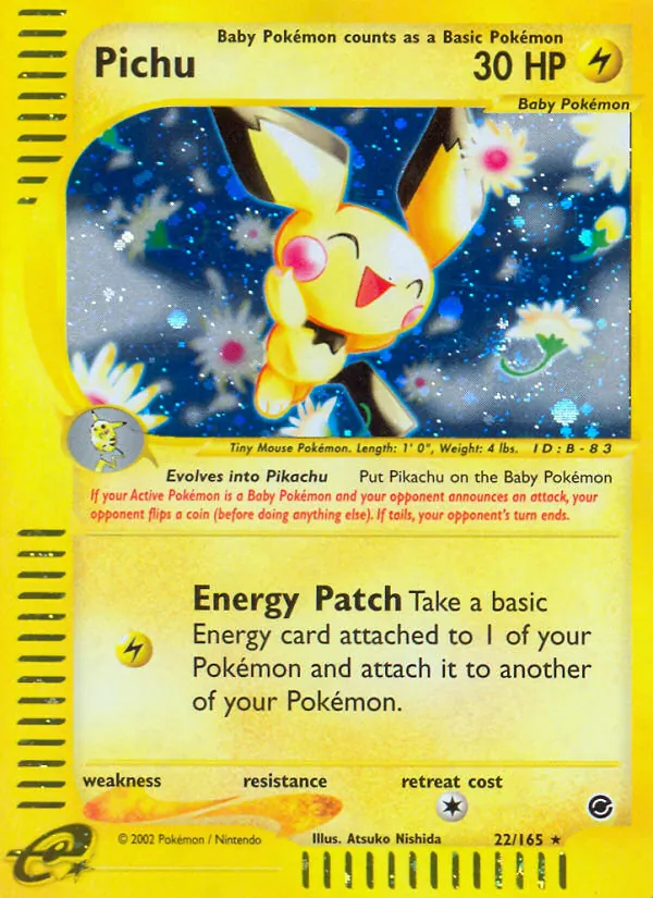 Pichu — Expedition Base Set 22/165