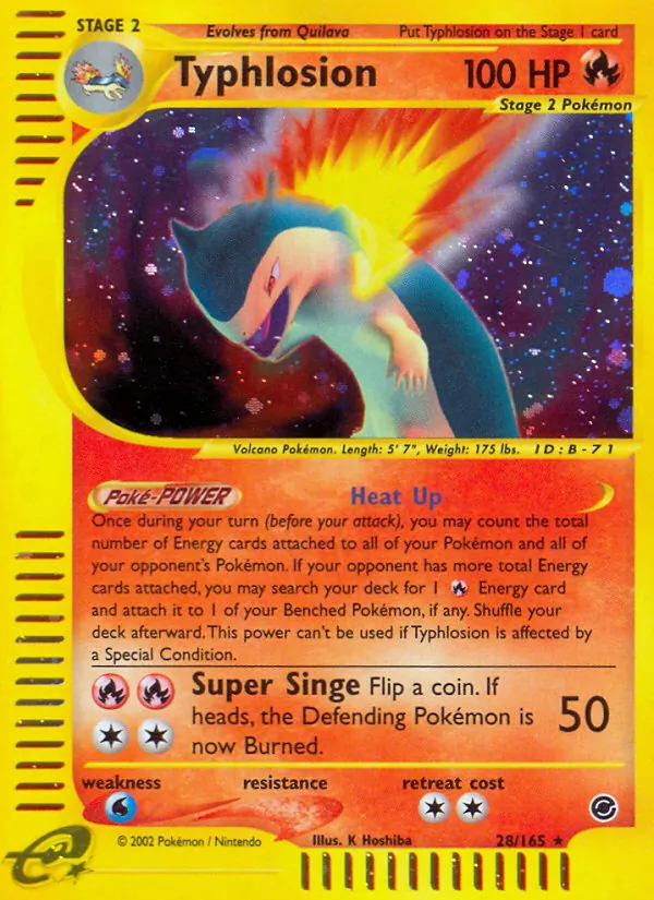 Typhlosion — Expedition 28/165