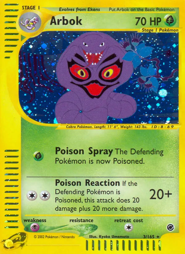 Arbok — Expedition Base Set 3/165