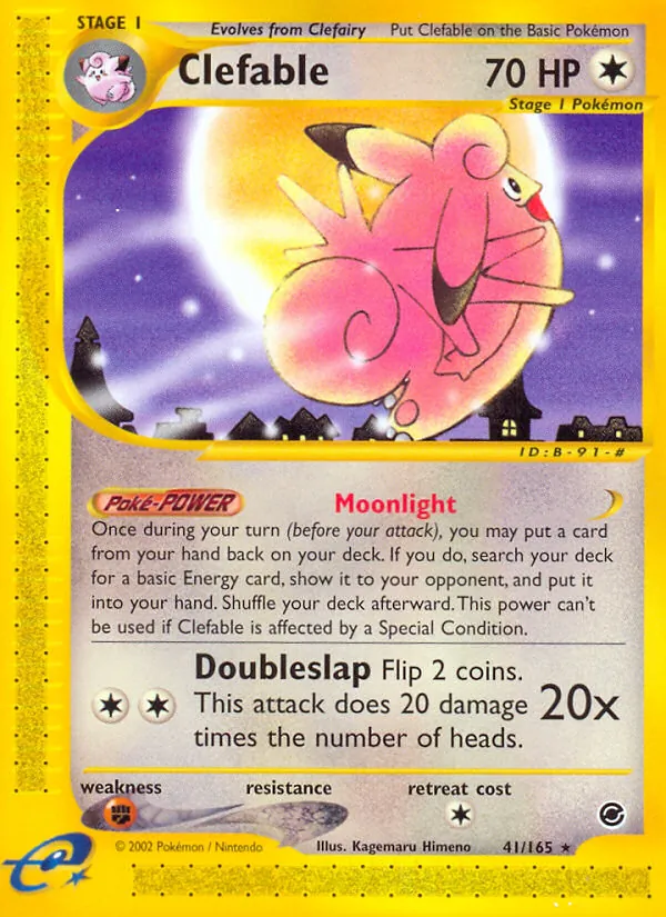 Clefable — Expedition Base Set 41/165