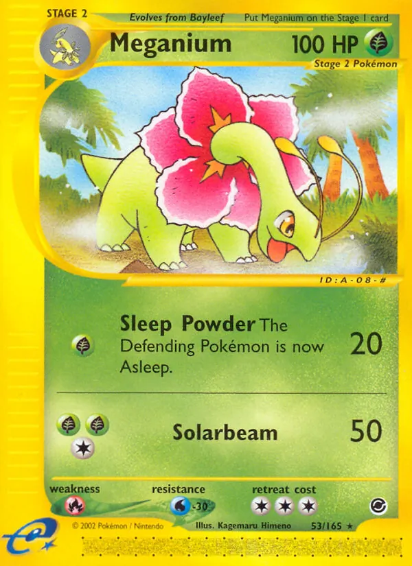 Meganium — Expedition Base Set 53/165
